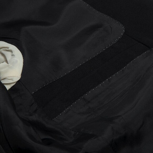 Van Gils (Netherlands) Gabardine Weave Tailored Suit Jacket : L - Picture 7 of 8